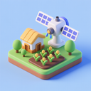 icon_agriculture_satellite_3d_isometric icon preview