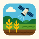 icon_agriculture_satellite_flat_design icon preview