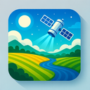 icon_agriculture_satellite_futuristic icon preview