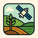 icon_agriculture_satellite_geometric icon preview