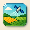 icon_agriculture_satellite_glassy icon preview