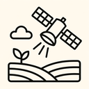 icon_agriculture_satellite_line_art icon preview