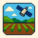 icon_agriculture_satellite_pixel_art icon preview