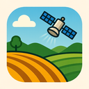 icon_agriculture_satellite_rounded icon preview
