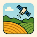 icon_agriculture_satellite_thin icon preview