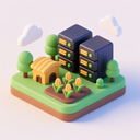 icon_agriculture_server_3d_isometric icon preview
