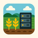 icon_agriculture_server_flat_design icon preview