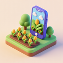 icon_agriculture_smartphone_3d_isometric icon preview