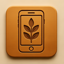 icon_agriculture_smartphone_embossed icon preview