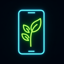 icon_agriculture_smartphone_neon icon preview
