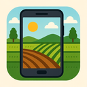icon_agriculture_smartphone_vector icon preview