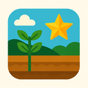 icon_agriculture_star_flat_design icon preview