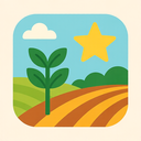 icon_agriculture_star_flat_pastel icon preview