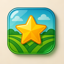 icon_agriculture_star_glassy icon preview