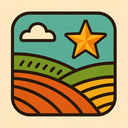 icon_agriculture_star_retro icon preview