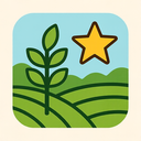 icon_agriculture_star_simplified icon preview