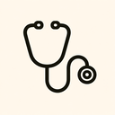 icon_agriculture_stethoscope_line_art icon preview