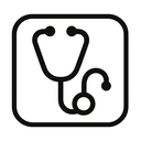 icon_agriculture_stethoscope_monochrome icon preview