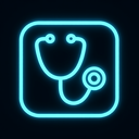 icon_agriculture_stethoscope_neon icon preview