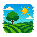 icon_agriculture_sun_digital_glitch icon preview