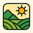 icon_agriculture_sun_geometric icon preview