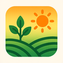 icon_agriculture_sun_gradient icon preview