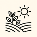 icon_agriculture_sun_line_art icon preview
