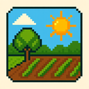 icon_agriculture_sun_pixel_art icon preview