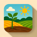 icon_agriculture_sun_shadow_effect icon preview