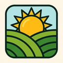 icon_agriculture_sun_sharp_edges icon preview