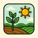 icon_agriculture_sun_vector icon preview