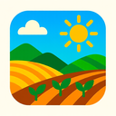 icon_agriculture_sun_vibrant_colors icon preview