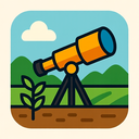 icon_agriculture_telescope_geometric icon preview