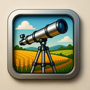icon_agriculture_telescope_metallic icon preview
