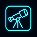 icon_agriculture_telescope_neon icon preview