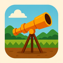icon_agriculture_telescope_origami icon preview