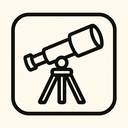 icon_agriculture_telescope_outline icon preview