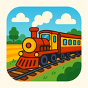 icon_agriculture_train_cartoon icon preview