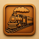 icon_agriculture_train_embossed icon preview