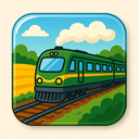icon_agriculture_train_glassy icon preview