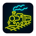 icon_agriculture_train_neon icon preview