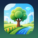 icon_agriculture_tree_futuristic icon preview