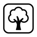 icon_agriculture_tree_monochrome icon preview