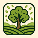 icon_agriculture_tree_organic_pattern icon preview