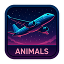icon_animals_airplane_cyberpunk icon preview