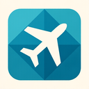 icon_animals_airplane_geometric icon preview