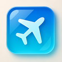 icon_animals_airplane_glassy icon preview