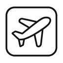 icon_animals_airplane_line_art icon preview