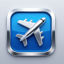 icon_animals_airplane_metallic icon preview