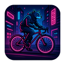 icon_animals_bicycle_cyberpunk icon preview
